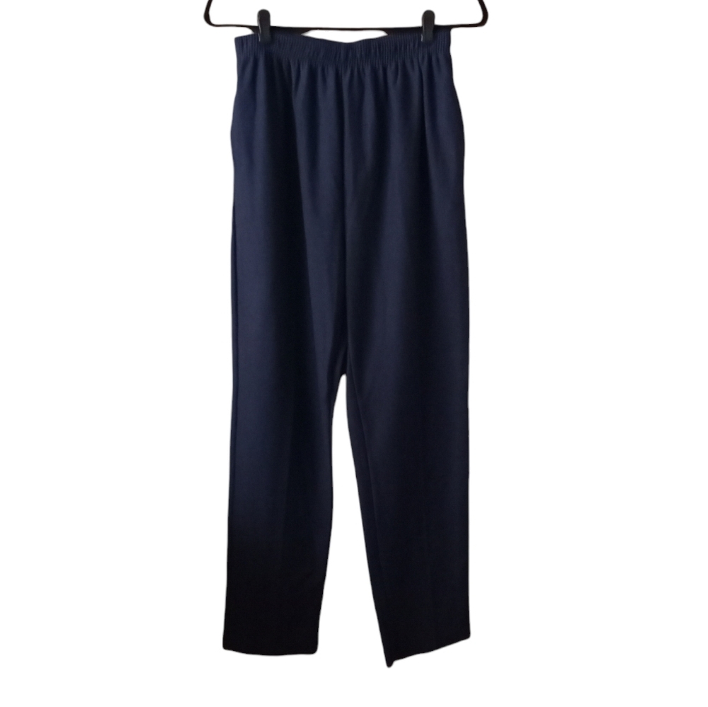 90s Vintage R.G.R. Design Blue Pants Pull On Elastic Waistband NWOT Size Medium